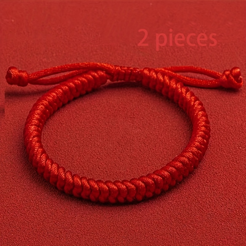 couple bracelets bracelets red rope bracelets peace Temu
