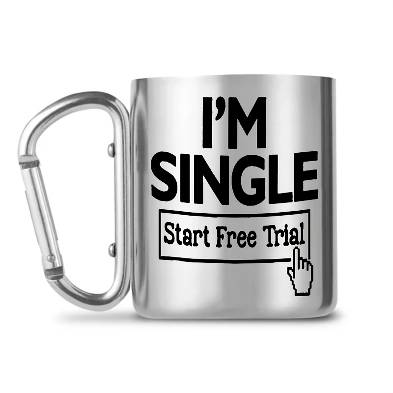 one stainless steel coffee mug with double walls insulated for travel suitable for restaurants and businesses 10oz capacity   individually for free trial       outdoor beverages