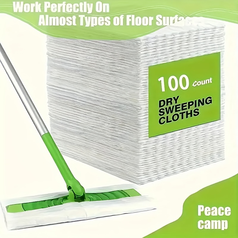 item picture Disposable Mop Pads Compatible with Most Mop Brands - Anti-Static Dust Mop Pads, Suitable for Both Wet And Dry Use, Designed for Single Use, Ideal for Cleaning Homes And Offices, Highly Absorbent, Effectively Cleans Hair And Pet Fur.