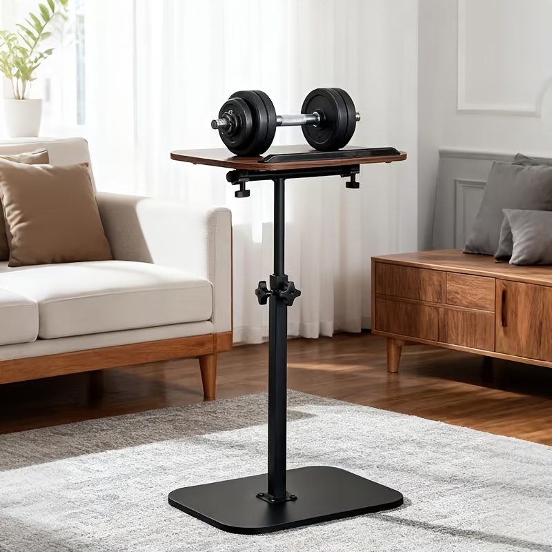 TEMU A Small Table With A Height Adjustable 1pc 360 ° Flip Tabletop, A Portable And Lightweight Side Table Snack Table, Perfect For Living Rooms,