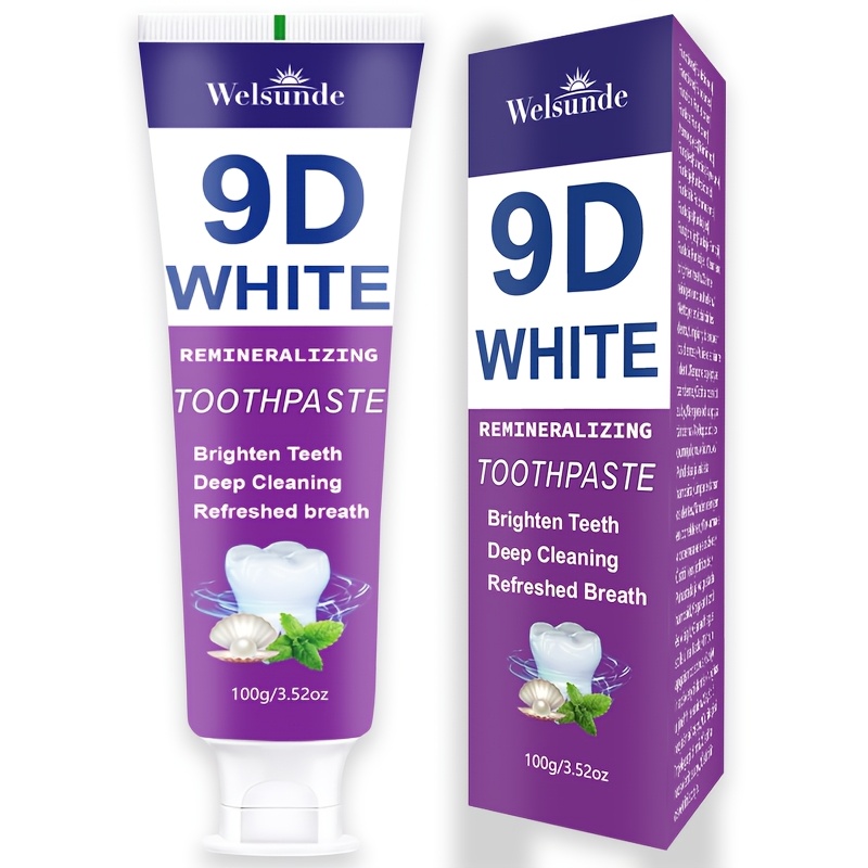 9D White Remineralizing Hydroxyapatite Purple Toothpaste - Effect Deep Cleaning, Fresh Breath, Ideal for Oral Health & Hygiene, Perfect for Daily Use, Great Gift for Women & Men, Teeth Products | Hydroxyapatite Toothpaste 11 9D White Remineralizing Hydroxyapatite Purple Toothpaste - Effect Deep Cleaning, Fresh Breath, Ideal for Oral Health & Hygiene, Perfect for Daily Use, Great Gift for Women & Men, Teeth Products | Hydroxyapatite Toothpaste - Image 11