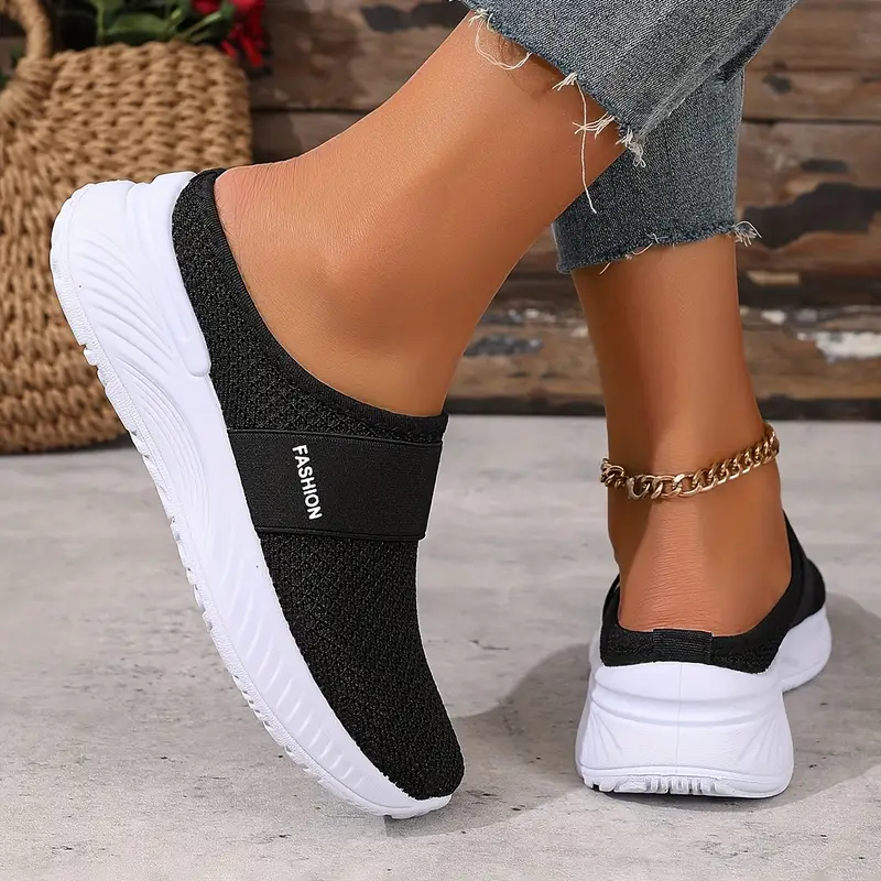 womens white slip on sneakers breathable mesh fabric pvc sole comfortable casual shoes for beach travel and everyday wear summer shoes mesh upper ladies sneakers details 5
