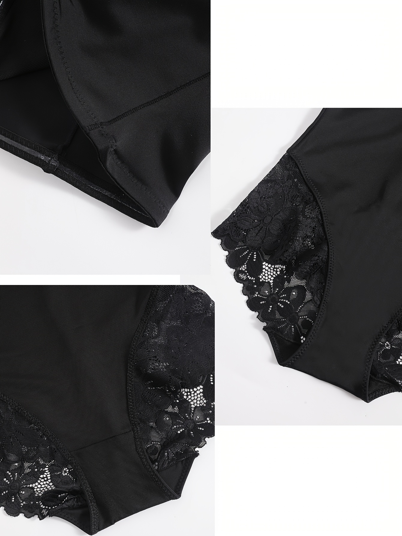 women high waisted sheer lace underwear tummy control - Temu Mauritius