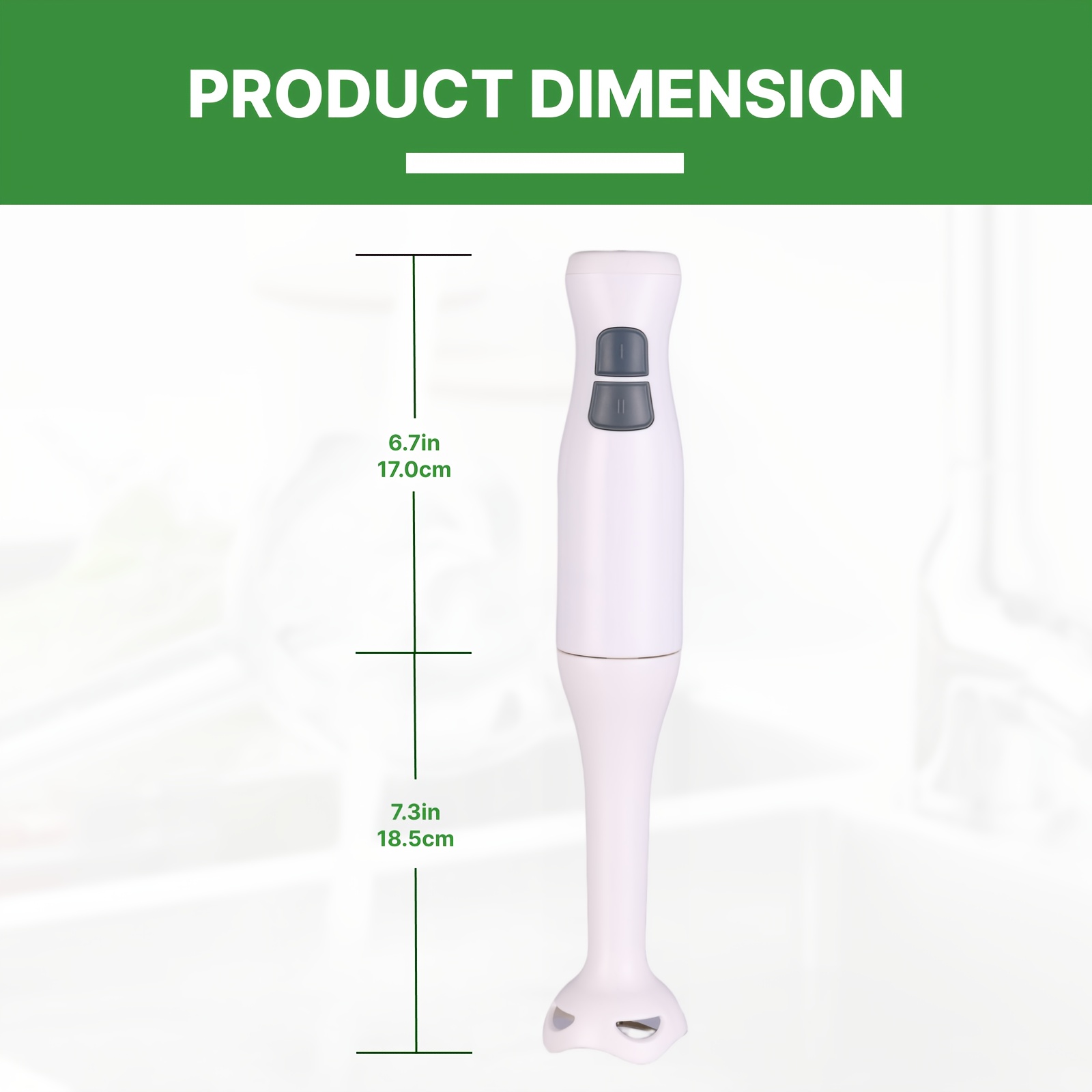 WanT Electric Immersion Hand Blender, Mixer, Chopper, Powerful 180... product image 5