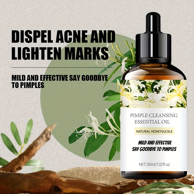 Honeysuckle Facial Oil, 1.01oz Soothing & Hydrating For All Skin Types, Collagen Infused, Low