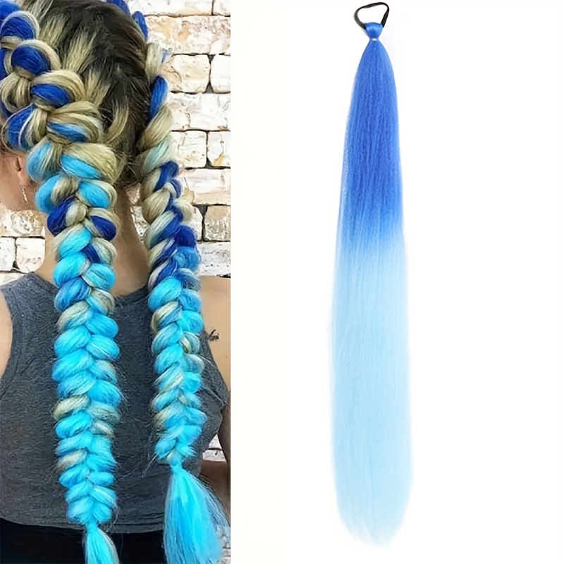 Image of Synthetic 26inch Glowing Twist Braids Braiding Hair Extensions Jumbo Braids Ombre Hair