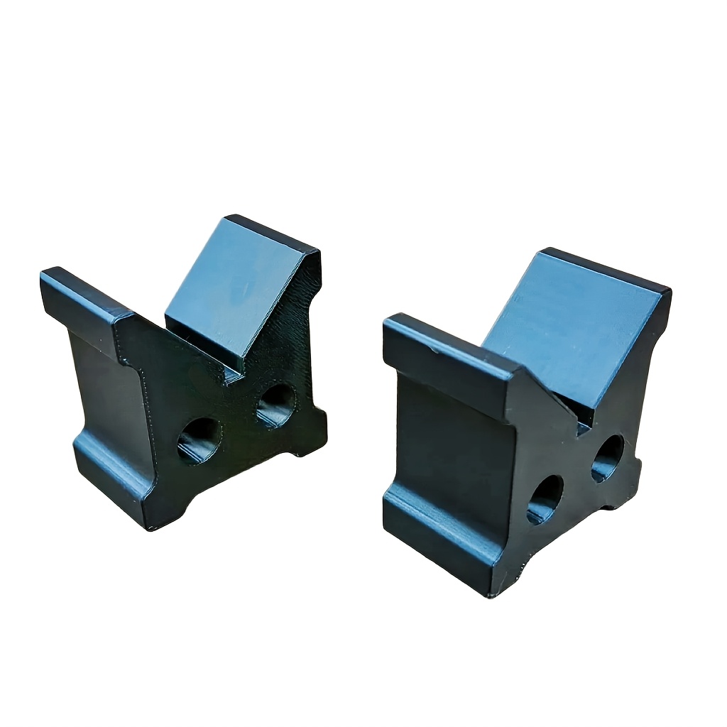 TEMU 2pcs Blocs de support cylindriques de V noirs, pinces en V pour tige ronde à 90°, supports de positionnement pour traitement à tour