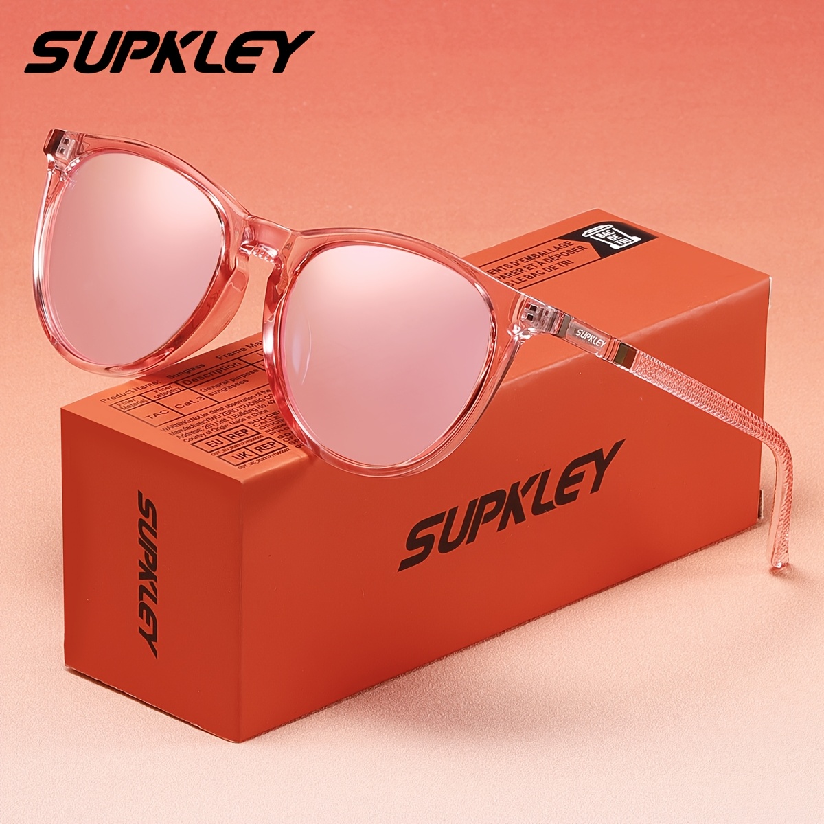 

Supkley Chic Polarized Fashion For Women - Lightweight, Comfortable With Vibrant Colors, & , Protection