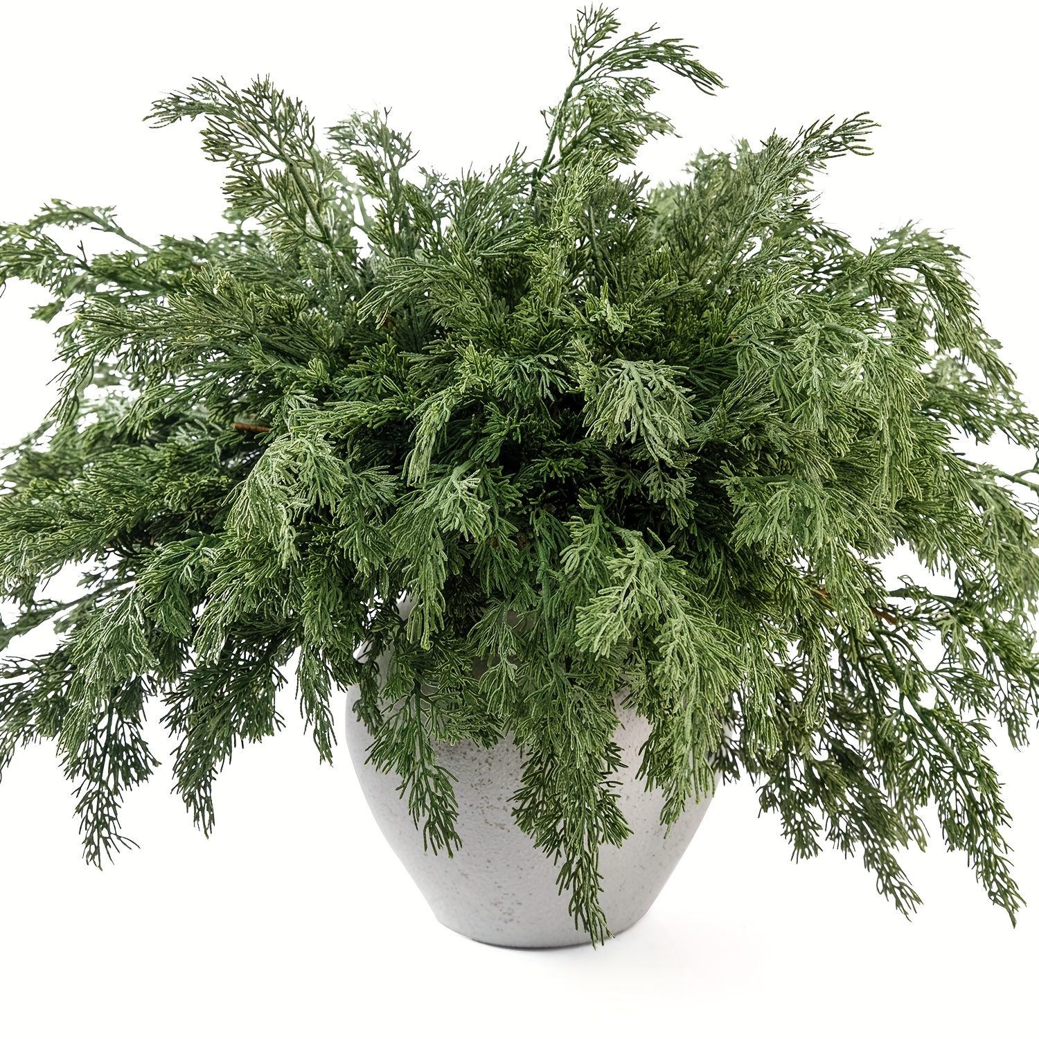6pcs Pine And Branches, Suitable For Autumn Winter Christmas Decorations, Room Decor, Tabletop Decor, Plant Decor