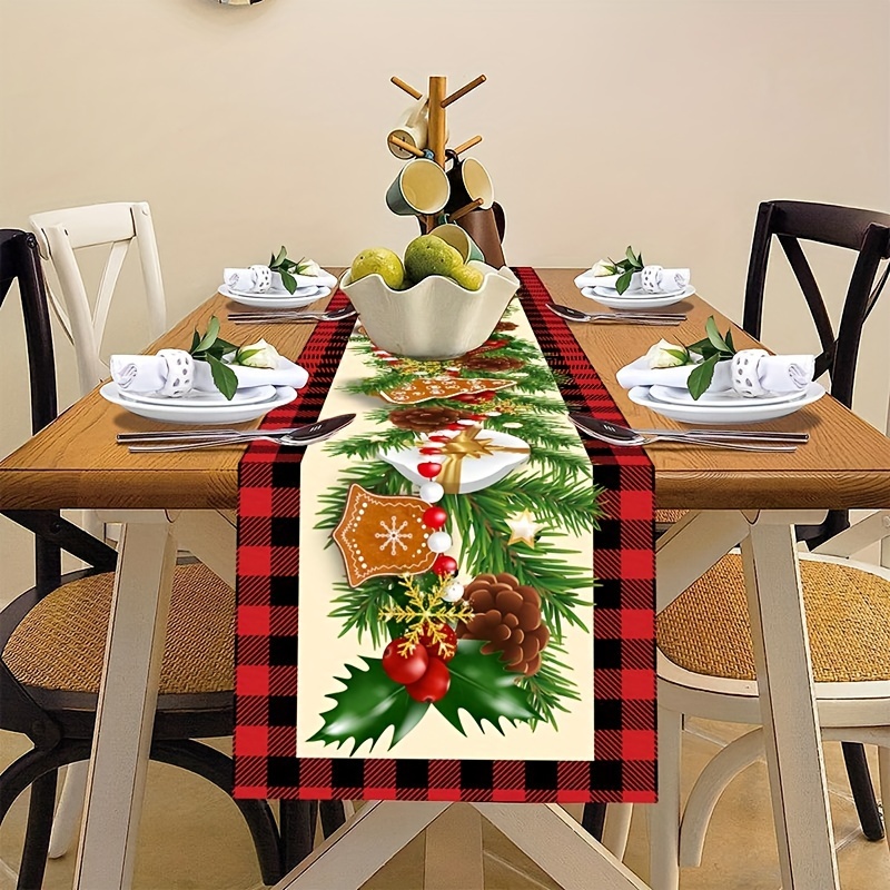 

[top-] Christmas Table - 180x35cm, , Decor For Dining & Kitchen, Christmas Decor