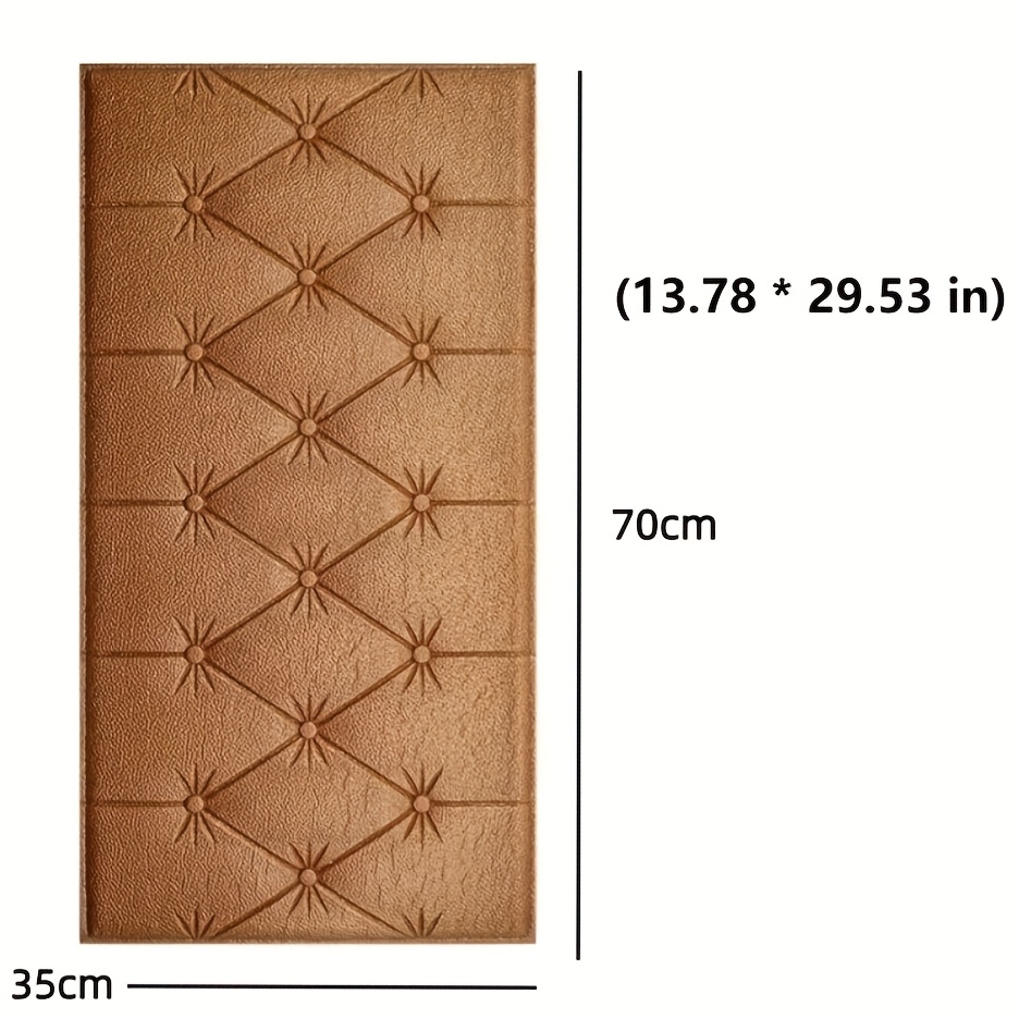 10pcs Style 3d Adhesive Wall Stickers, Self-adhesive Waterproof And Moisture Resistant Wallpaper, Cozy Bedroom Decoration, Wall Stickers