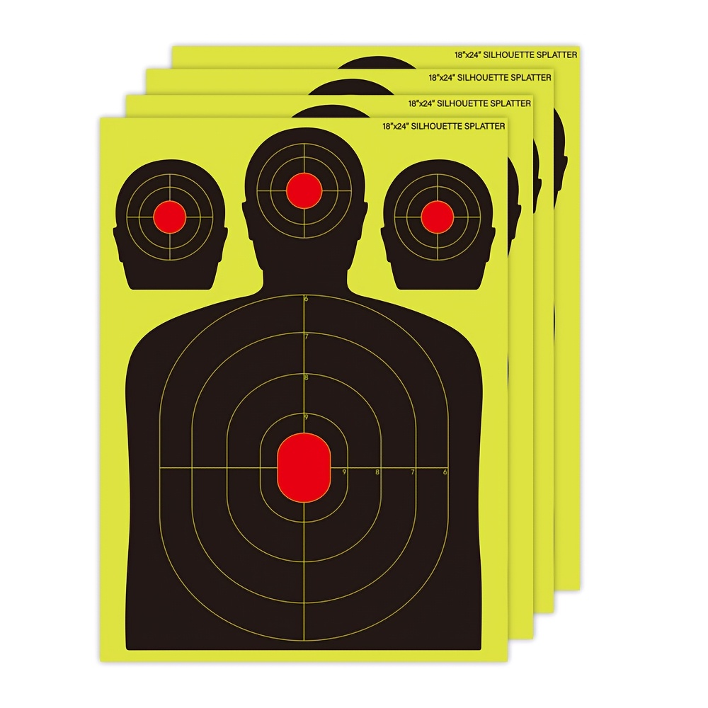 Splatterburst Targets 50Pc Shooting Target Glow Shot Reactive Splatter