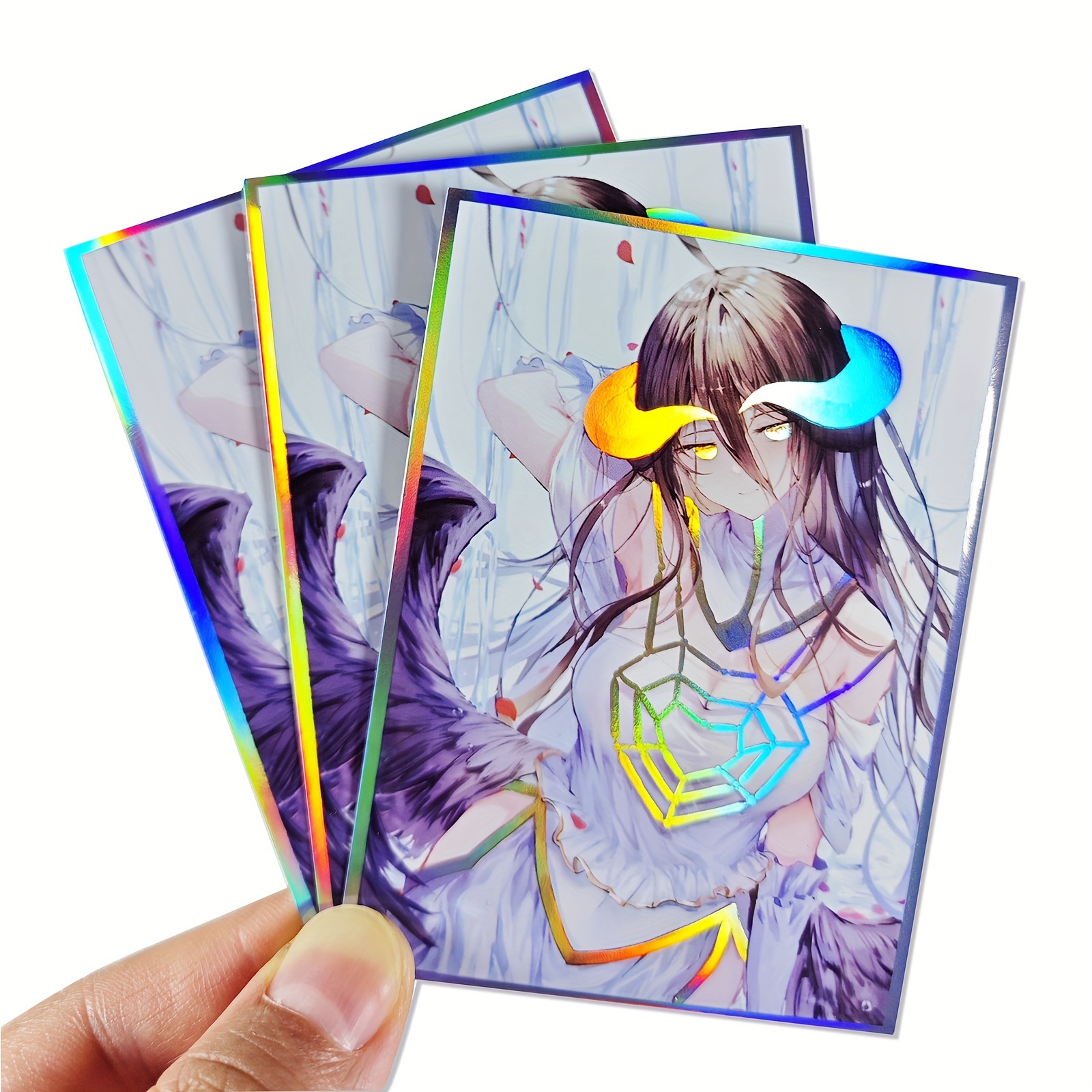60ct 67x 92 mm holographic standard size cards mtg tcg ptcg - Temu Oman