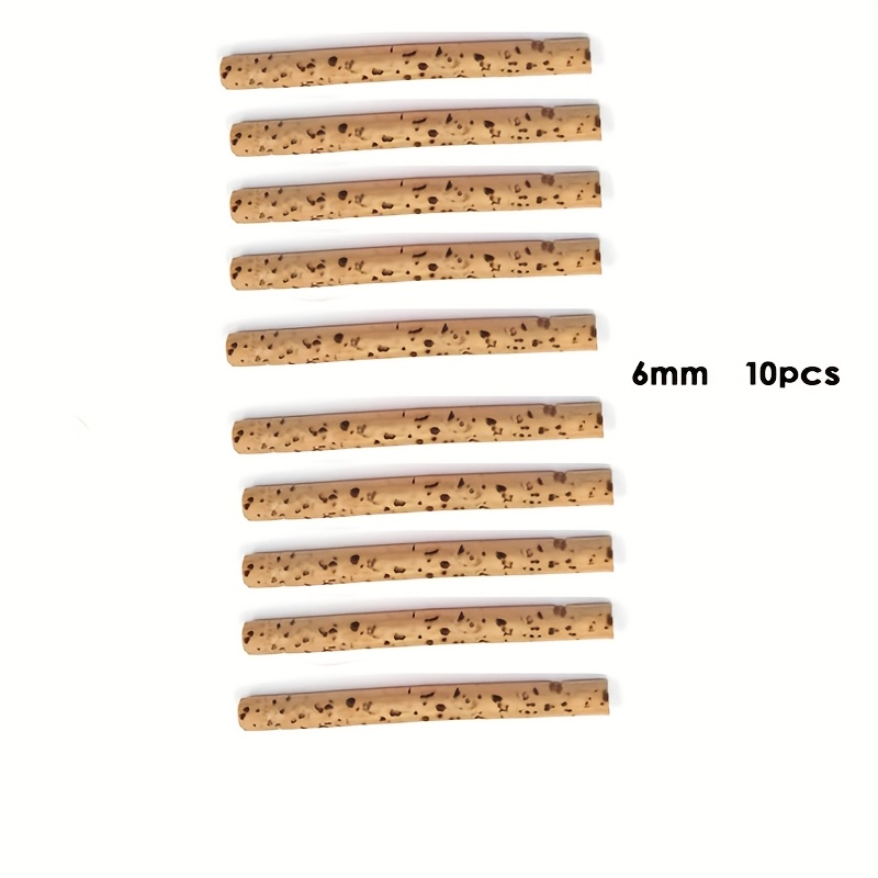 Image of 10pcs European-style Carp Fishing Accessories Cork Sticks 6mm/8mm High Floats