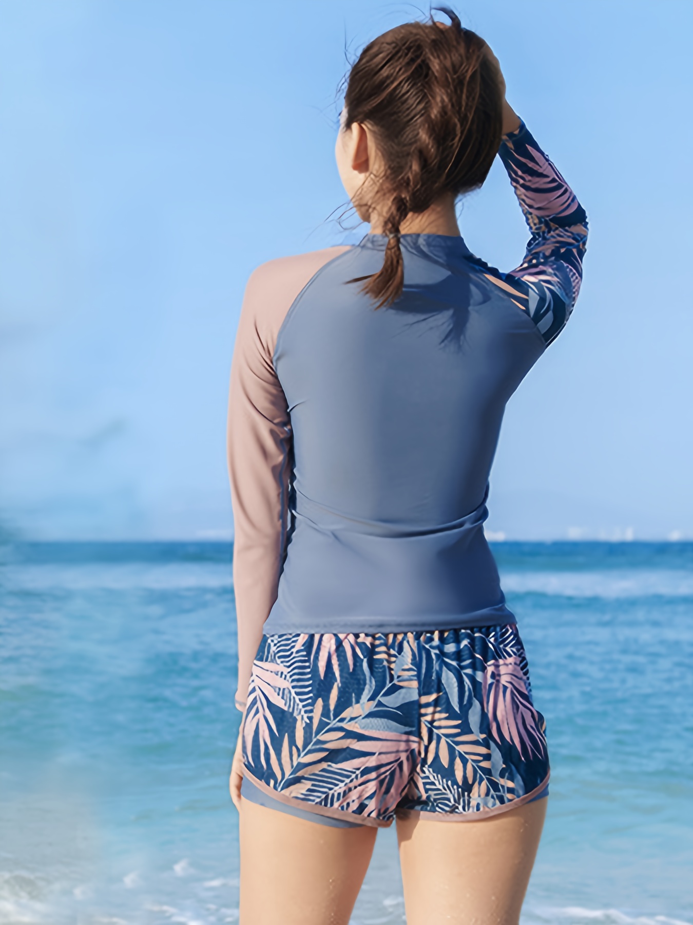 Swimming Outfit With Shorts New Quick Drying Swimwear/beach Wear