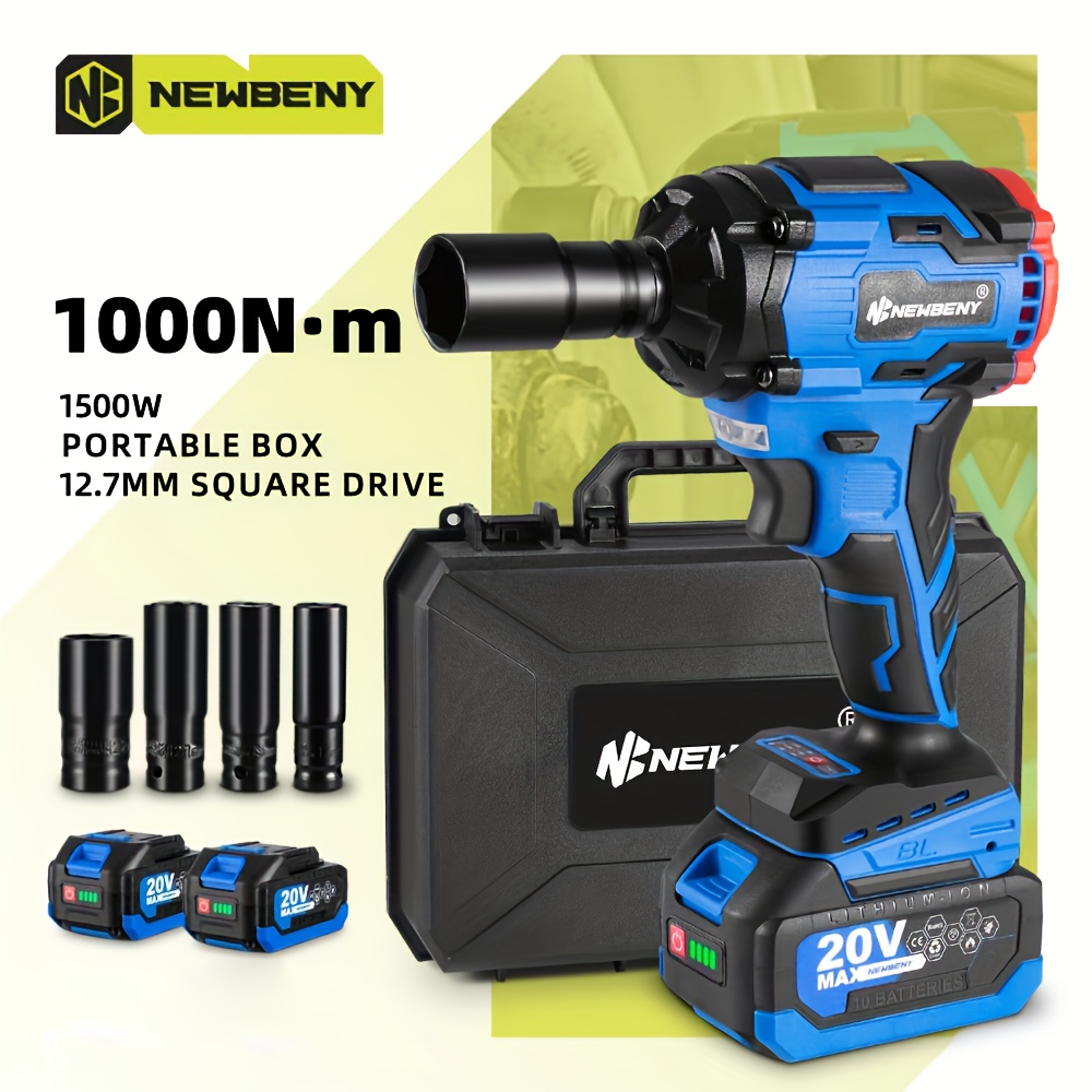 1000n.m brushless electric impact wrench high torque