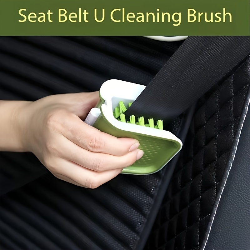 

2-in-1 U-shaped Seat Belt And Utensil Cleaning Brush, Dual-sided Hand Guard, Multi-functional Kitchen Tool Cleaner, Non-electric Manual