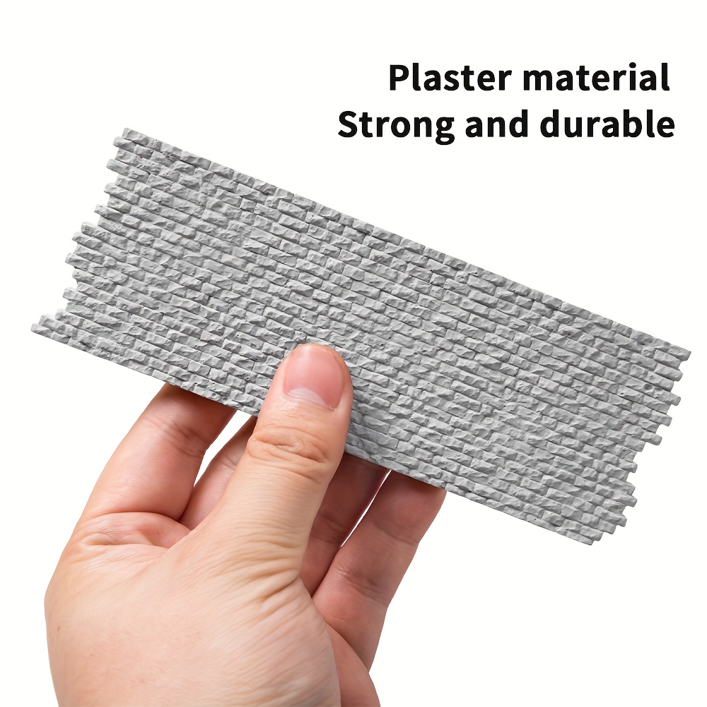 1/87 Train Model Scene Slope Protection Stone, Mountain Model Gypsum Wall Suitable For Ho Scale Model Landscape Slope Protection Stone Wall Used With Ho Scale Tunnel Effect