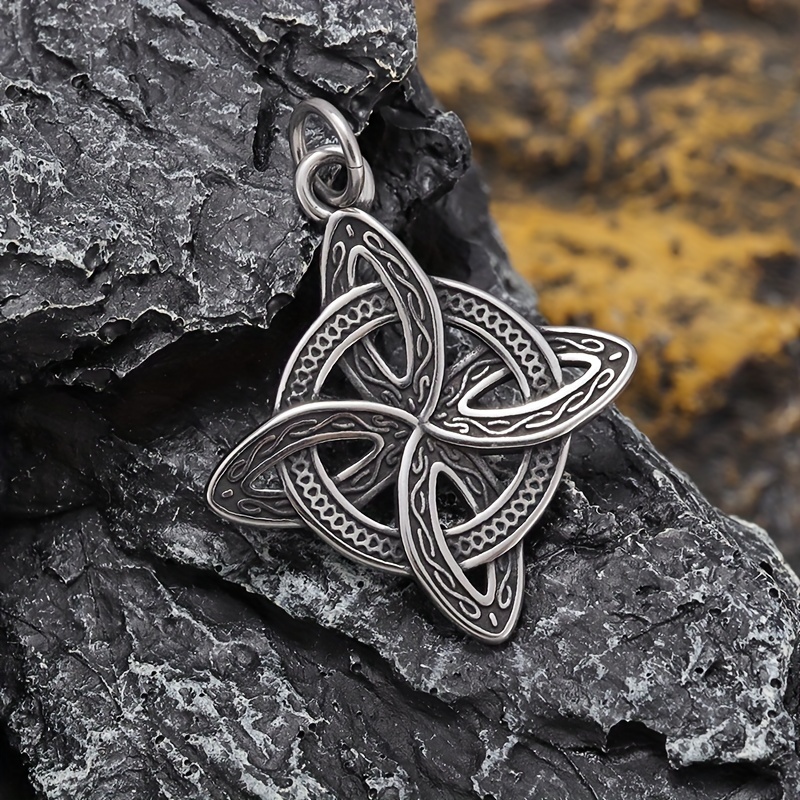 irish witchcraft celtic knot pendant necklace Temu