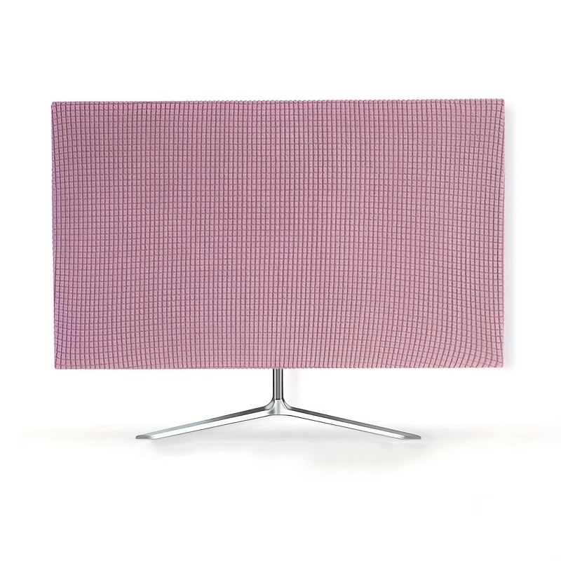 TEMU 1pc Of Dust Cover For Desktop Computer Monitors, A Easy Solid Color Screen Protector Designed To Shield Desktop Monitors , Suitable For 24 To 30