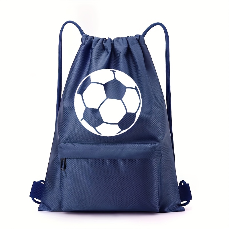 TEMU 1 Borsa Personalizzata con Stampa Calcio, /Logo/Testo - Design con Cerniera, ed Elegante, per Viaggi, Fitness e Uso , Regalo per Appassionati di