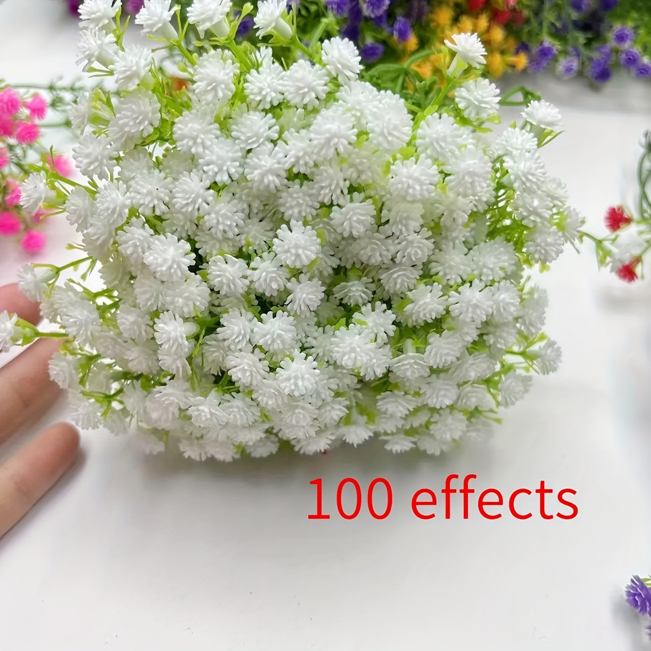 60 stück vollsterne blumen hochwertige künstliche