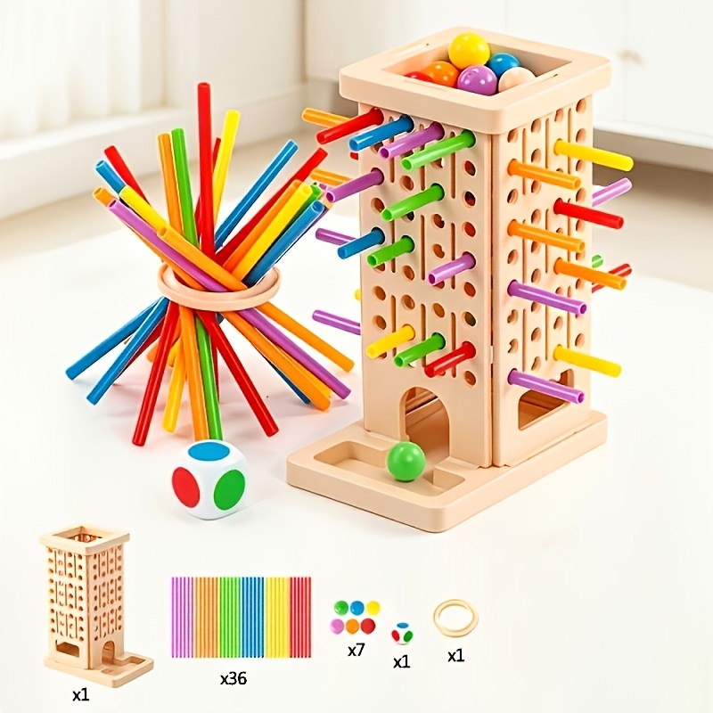 Image of - 3-in-1 Game 3 Different Play , 3+ Kids Toy, Bringing Rich Fun. Made, Protects Hands. Colors, Train , And Thinking