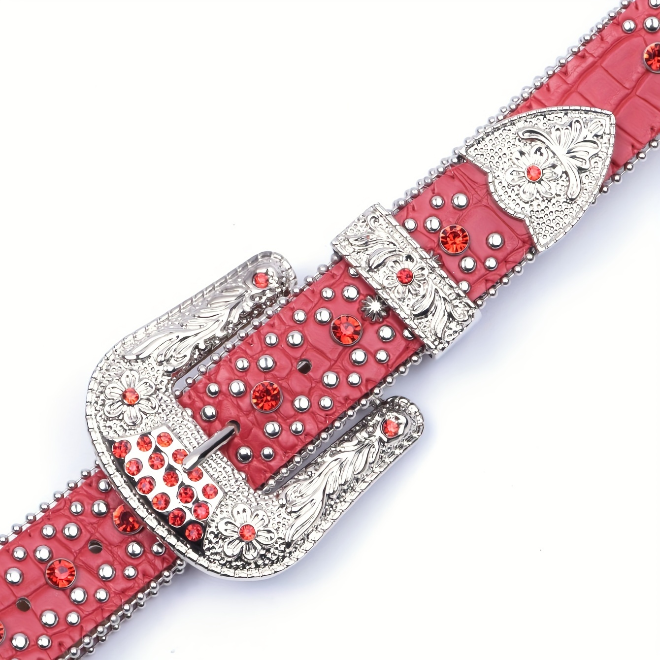 punk men women belt western studded pu leather - Temu Belgium display picture 3