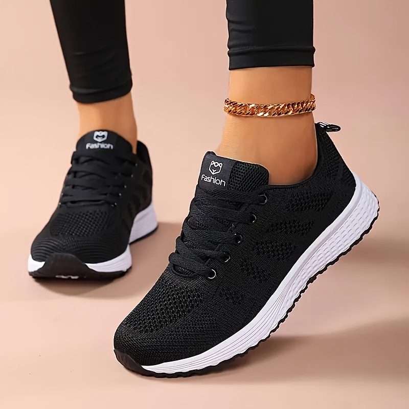 

Hot Selling Fly Mesh Breathable Casual Sports Shoes For Women, Lightweight And Anti-slip Running Shoes