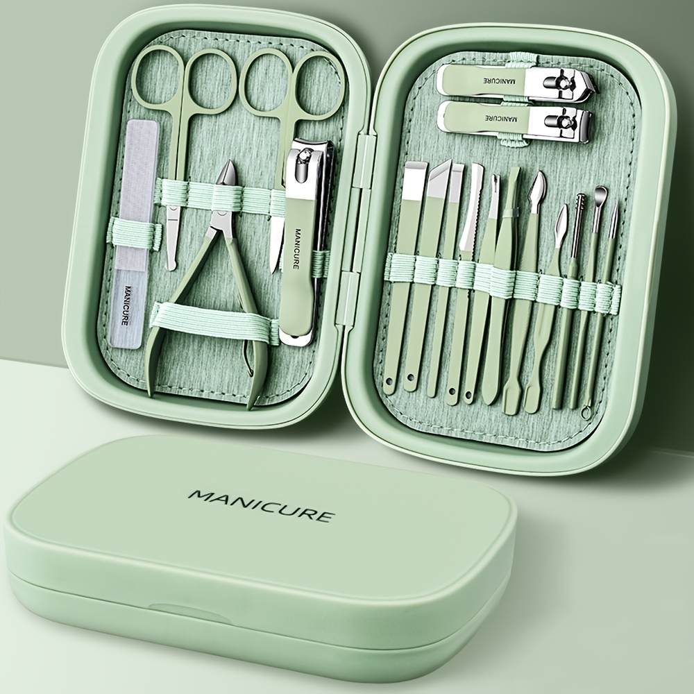 Professionelles Nagelknipser-Set – 2-teilig, Edelstahl, Mit Schlüsselring