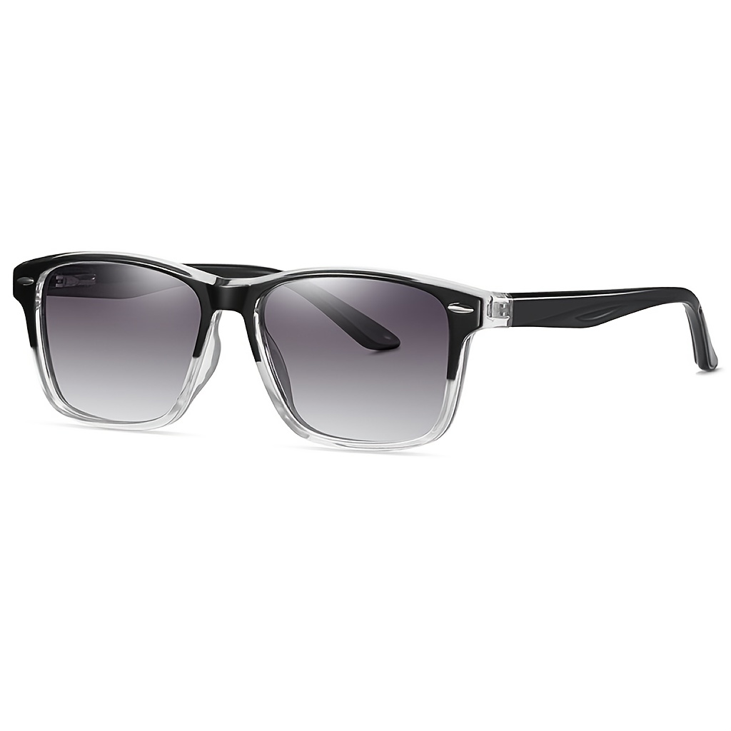 TEMU Unisex Polarized Photochromic Sunglasses - Protection, & Lightweight Square Tac Lenses - Thin Wrap-around Frames For Driving,, Outdoor -