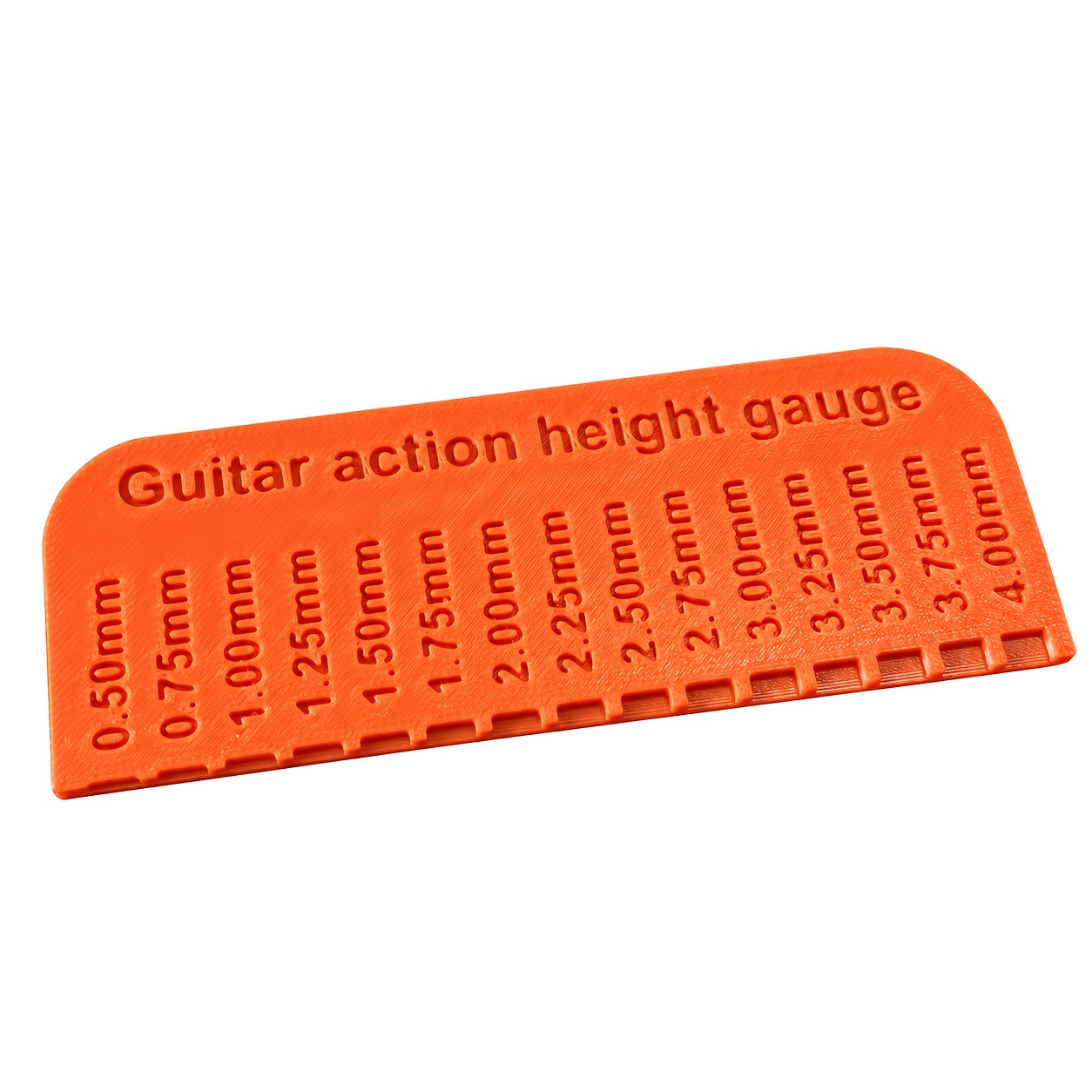 TEMU Guitar String Action Gauge, Multi-level Precision Measurement Tool, Suitable For Electric And Acoustic Guitar String Height Adjustment And Neck