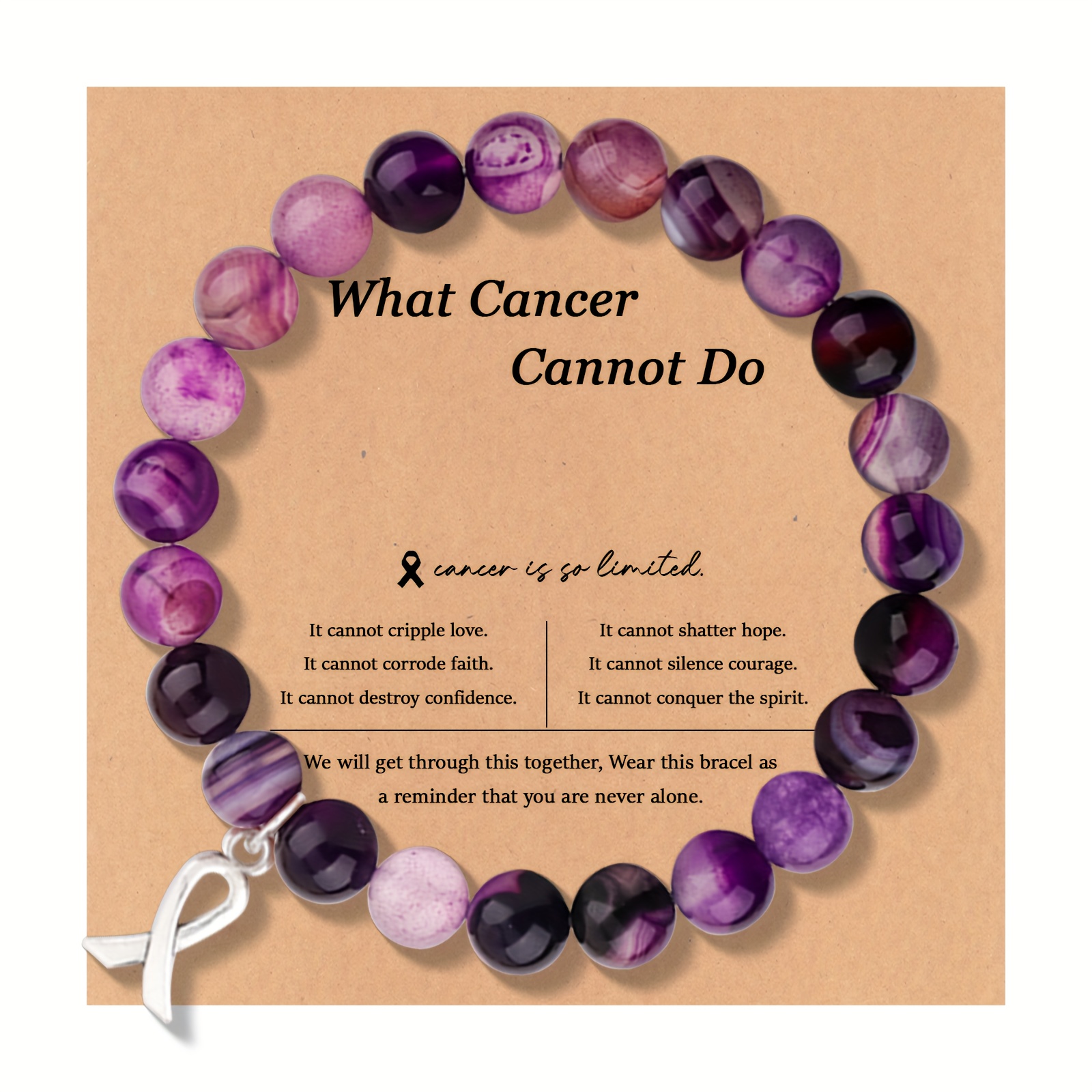 

Inspirational Breast Bracelet - , , And For , Of , , And Hope Free Included