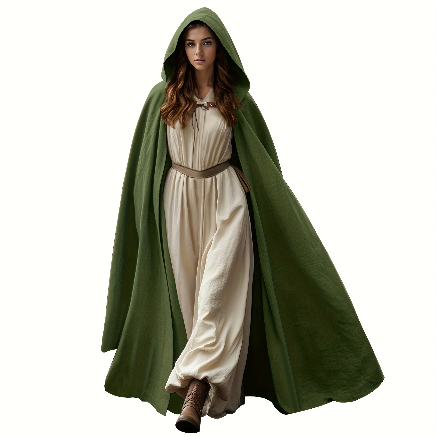 green cloak sold on Temu United States