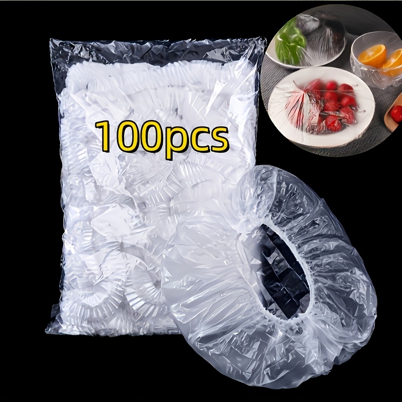 imagen del artículo 100 bolsas de plástico atrapa humedad desechables para alimentos, conservación de frutas, embalaje de plástico, adiciones de cocina,  