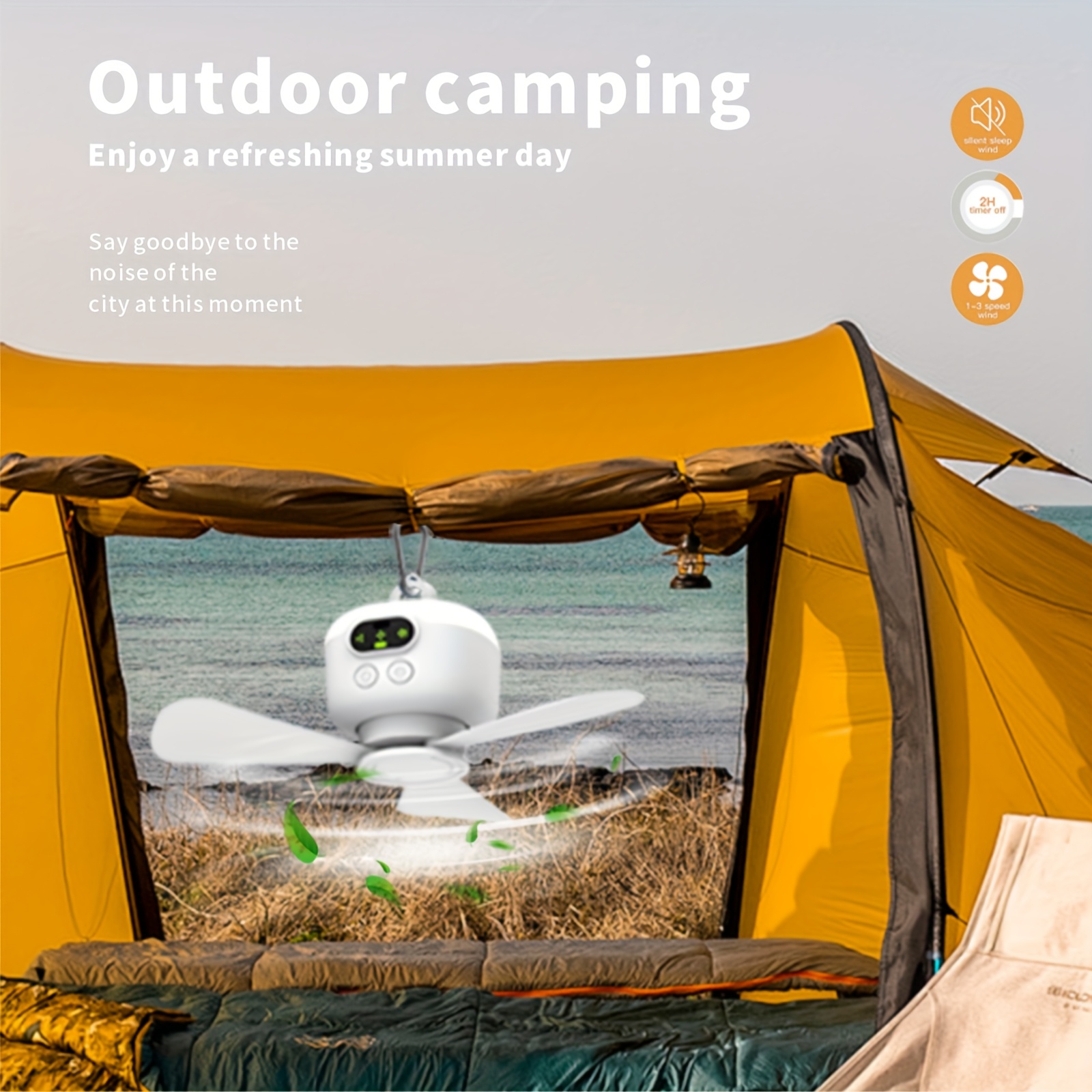 battery operated ceiling fan for tent
