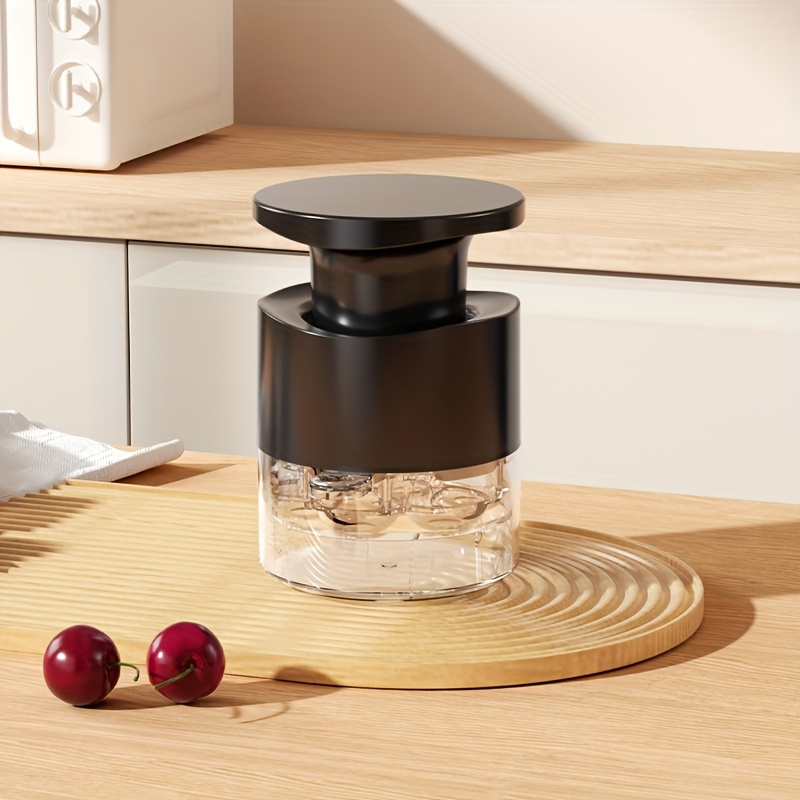 TEMU Manual Cherry Pitter, Removes Up Cherries At , Efficient And Durable Transparent Plastic Material Kitchen Tool