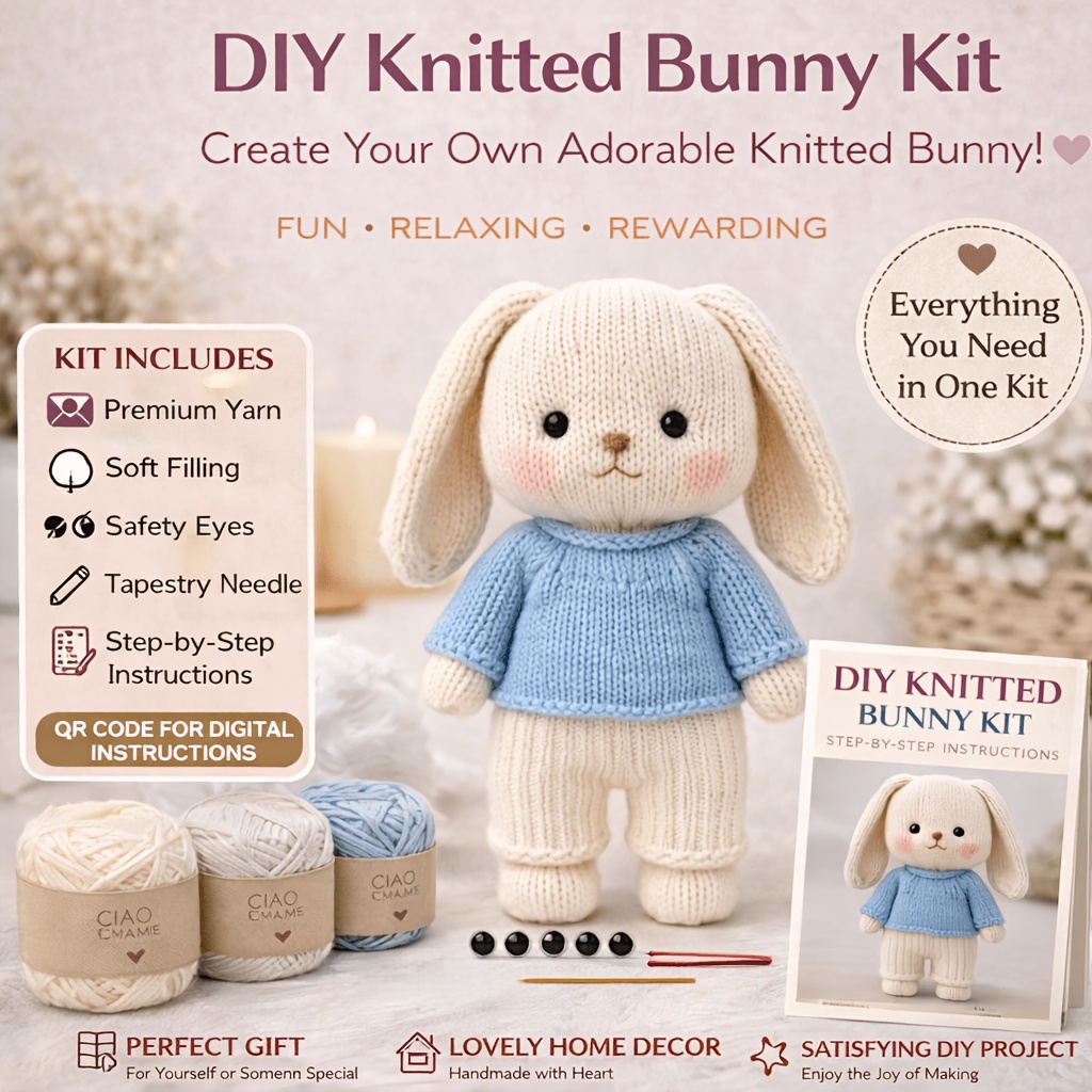 knitting kit sold on Temu Australia