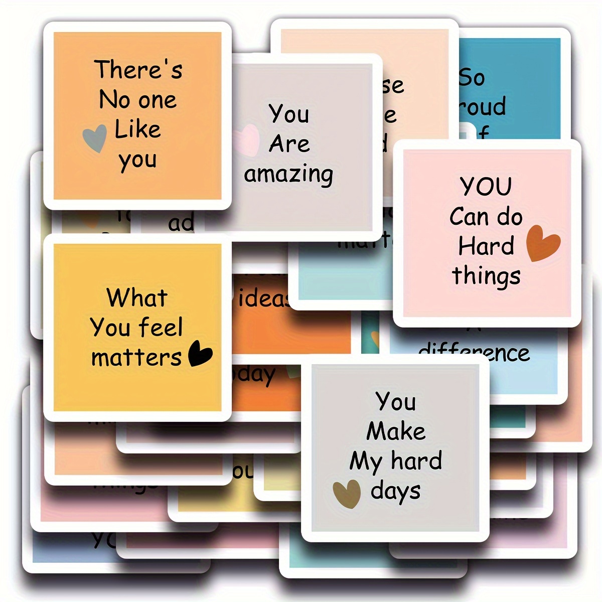 

30pcs Inspirational Quote Cards Set - , English Motivational Postcards For & Positivity, Friends, Family, And Colleagues