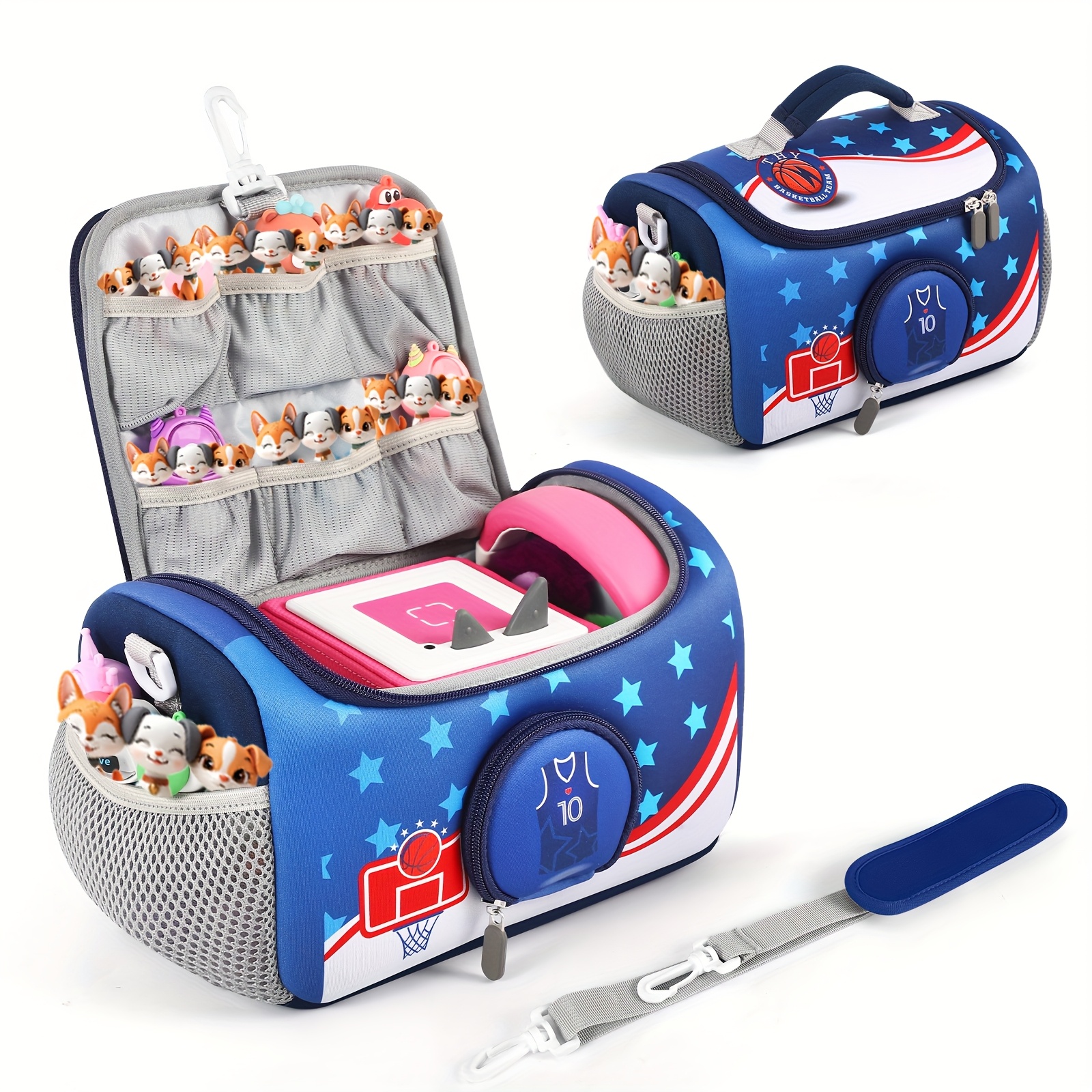 

Sac De Rangement À Fermeture Éclair En Antichoc Pour Lecteur Audio , Boîte De Protection Pour Haut-parleur Intelligent, Étui De Rangement Portable Pour Accessoires