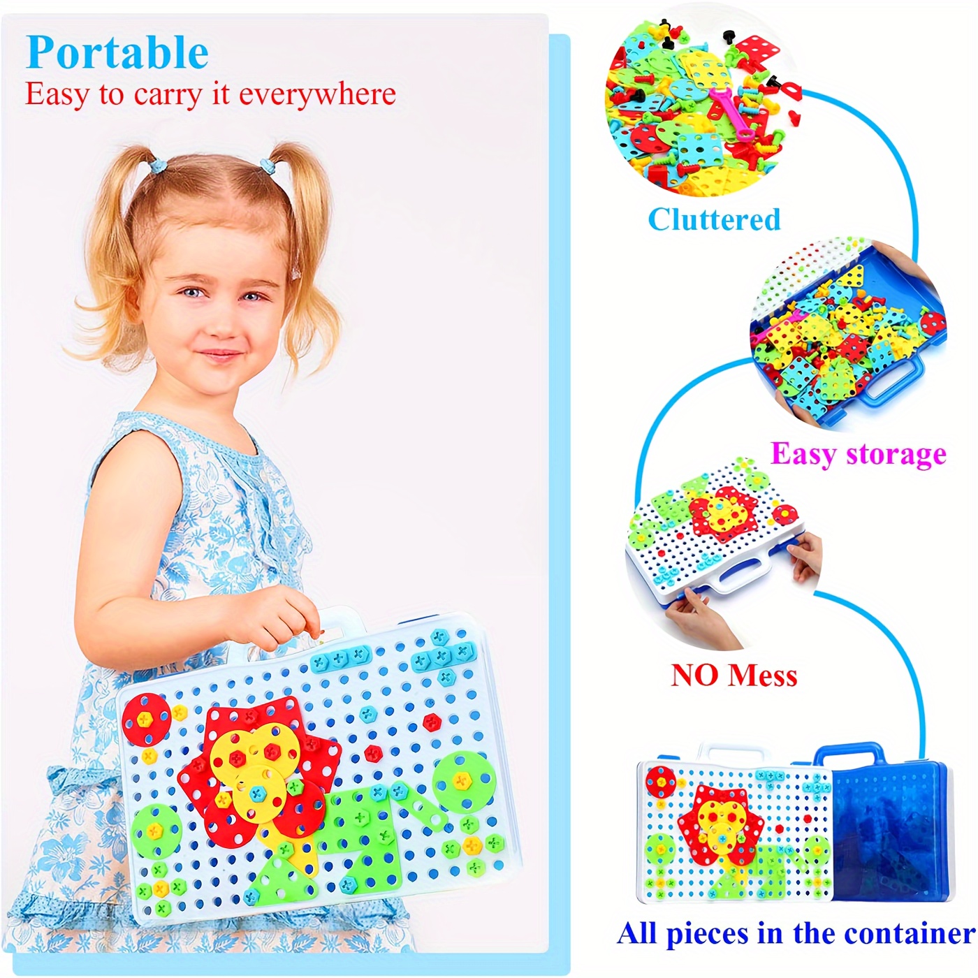 stem toys for and drill toy for kids construction games with toy drill building kits educational toys for boys and girls halloween thanksgiving day christmas gift Product details 5