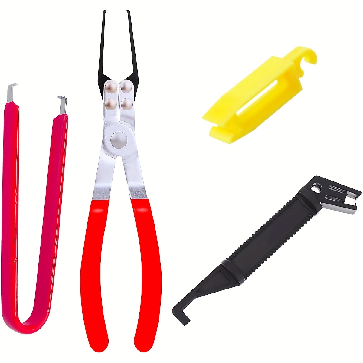 TEMU 4pcs Relay Puller Pliers, Fuse Puller Pliers, Clamp Puller Fuse Puller Tool, Vehicle Battery Terminal Wiper Remover Pliers Tool