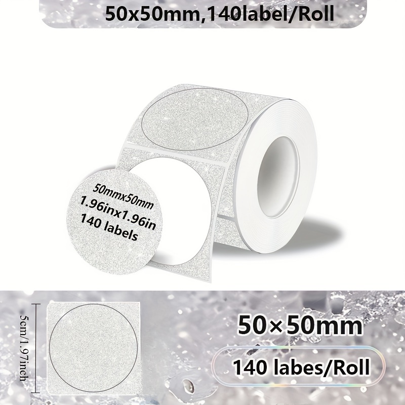 TEMU Rouleau de Papier Thermique Brillant, Imperméable et pour M110/M221/M220/M120 & Autres Imprimantes Portables – Compatible avec la Plupart des