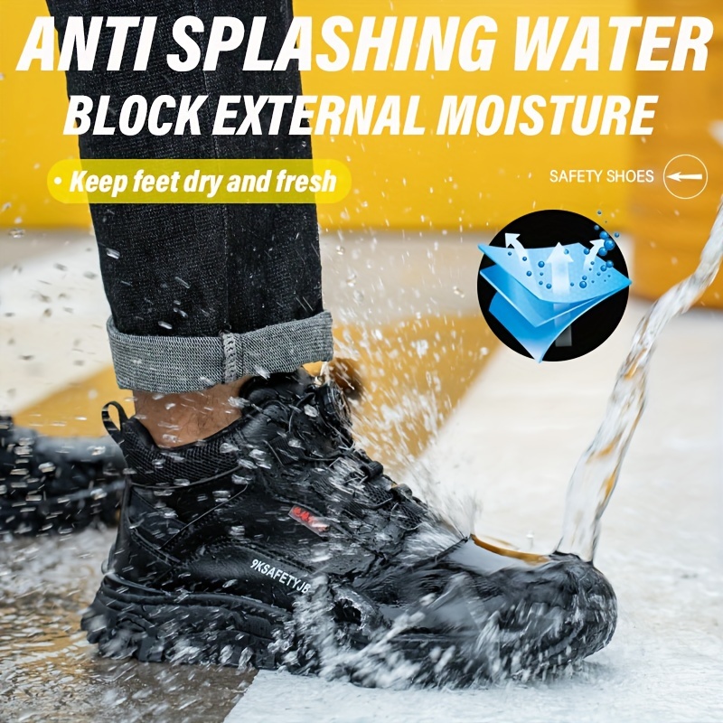 botas seguridad industrial hombres impermeables Temu Peru