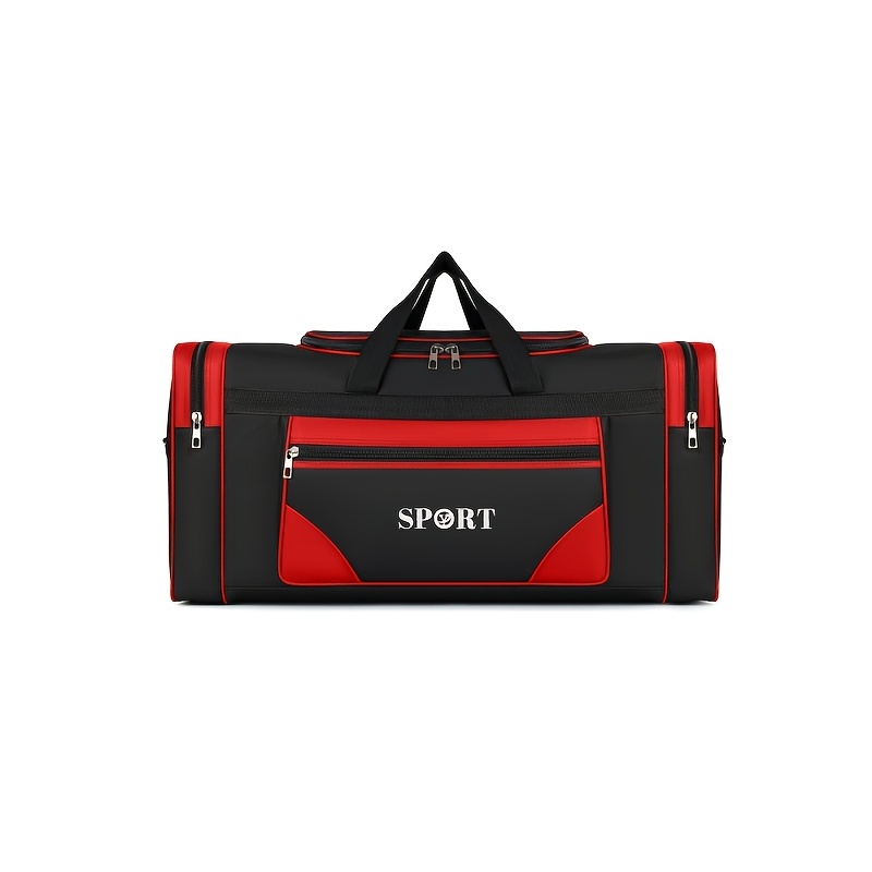E-shop Herren Große Handtasche, Tote Bag 1 Stück Nylon Stoff Unisex Hand Reisetasche Multifunktionale Ausflug Pendler Reise Gepäcktasche Arbeits Umzug