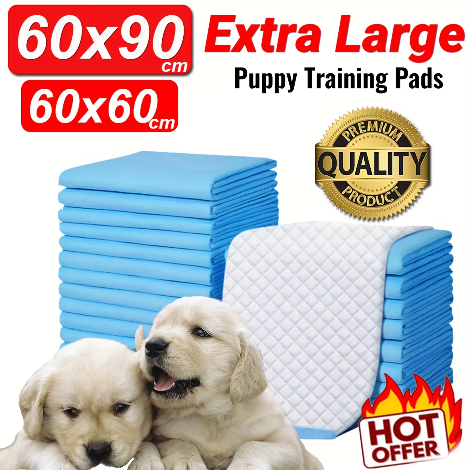 60x90cm 60x60cm pet urine mat super absorbent pet training mat suitable for dogs cats rabbits and other pets blue
