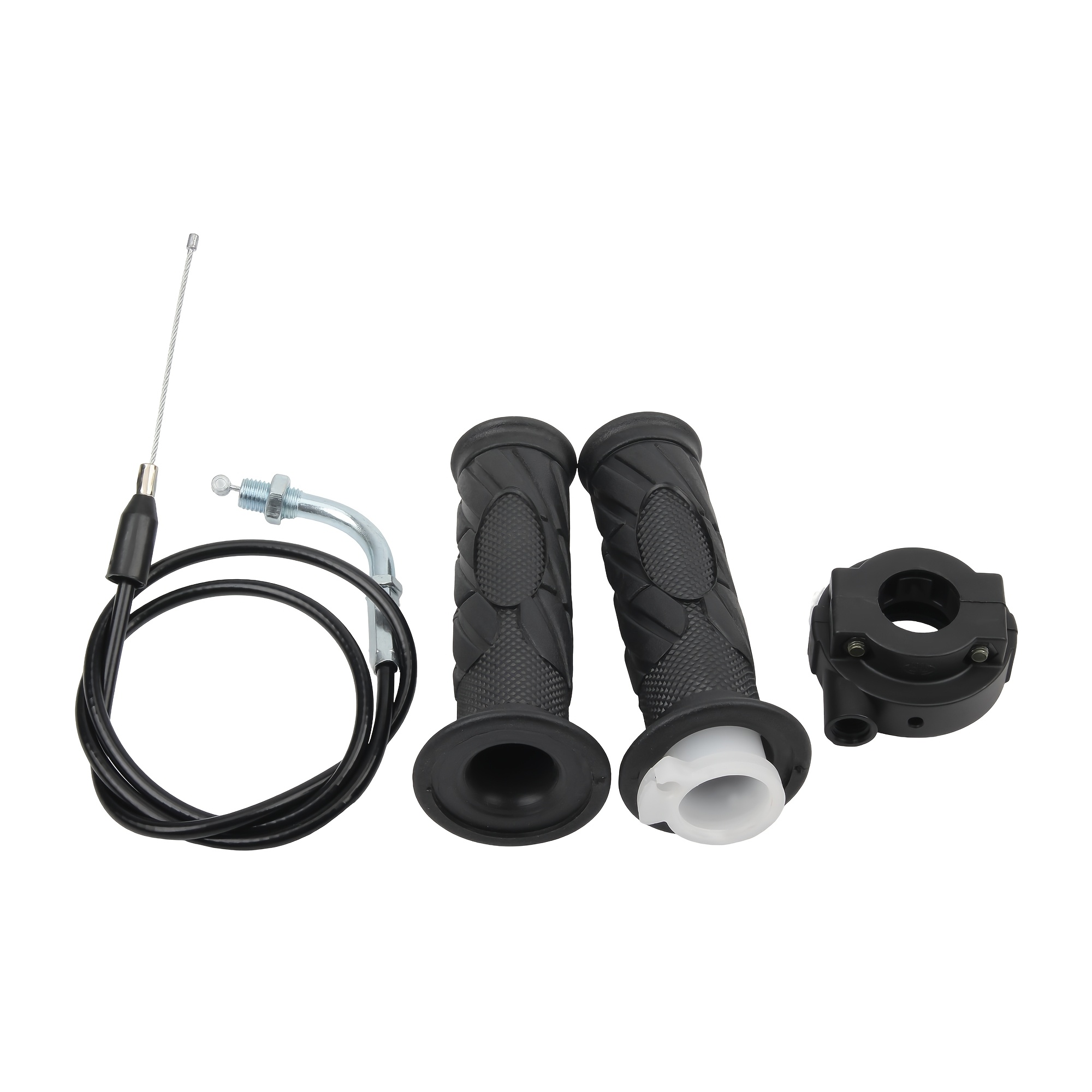 TEMU For Gy6 50cc 80cc 125cc 150cc Qmb139 157qmj, For , For Roketa Chinese Scooter 7/8-inch Throttle Grip Set With Throttle Cable