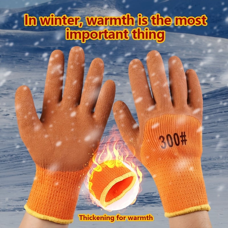 

3 Pairs Winter Warm Gloves, Unisex Cold Weather Warm Gloves, Suitable For Gardening And Planting, Running, Driving, Cycling, Outdoor Work, Hiking, Touch Screen Gloves