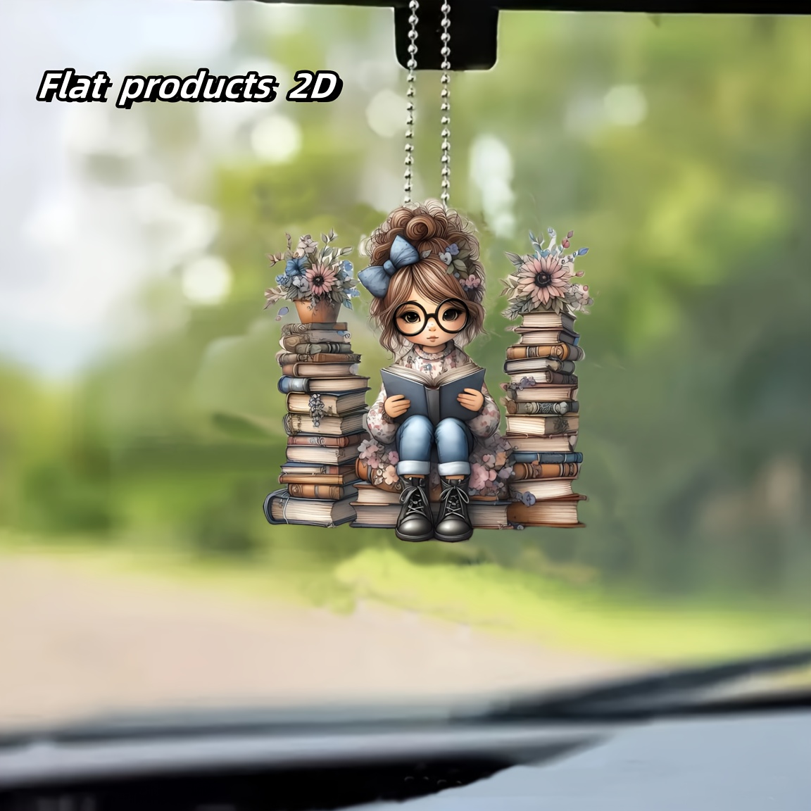 

- Keychain & Car - 2d Hanging Decor For ,