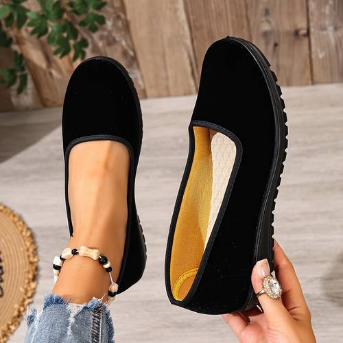 womens spring comfortable durable solid color versatile lightweight soft soled casual and stylish slip shoes women shoes sneakers